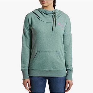 Puma Refresh Long Sleeve Hoodie Laurel Wreath Green Medium M Women’s